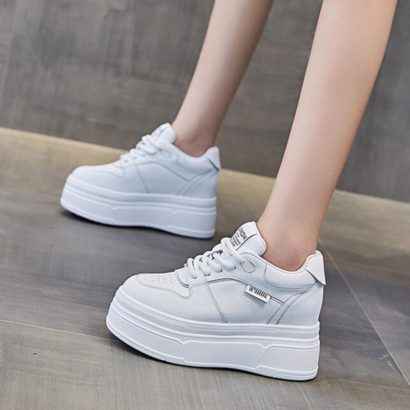 Chunky Sneaker Platform - 9 سنتيمتر جلد طبيعي العلامة التجارية