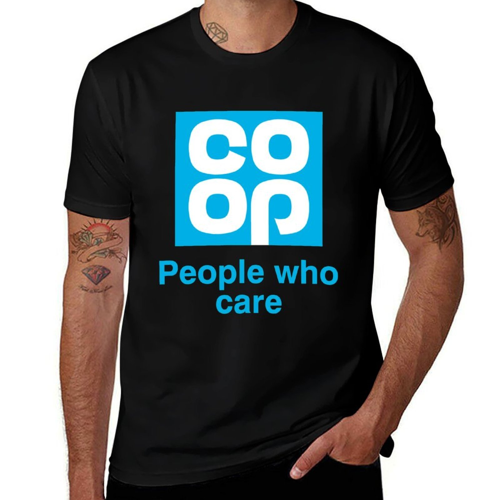 Street Fashion Co - تي شيرت Co-op People Who Care