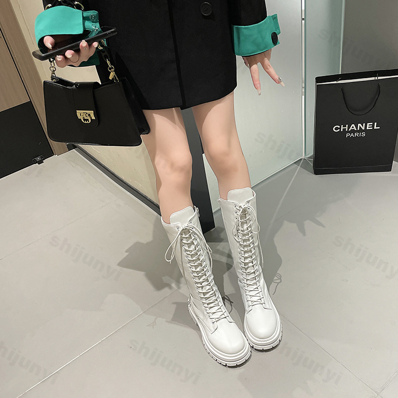 أحذية نسائية طويلة حتى الركبة  - مراجعة Chunky Sneaker Platform وسعره