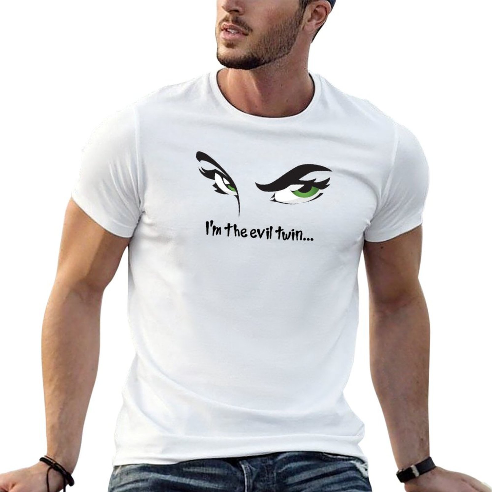 تي شيرت I'm The Evil Twin Funn - مراجعة Street Fashion Quotes وسعره