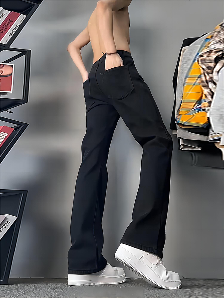 جينز رجالي أسود مبطن بالصوف من - مراجعة Street Fashion Co وسعره