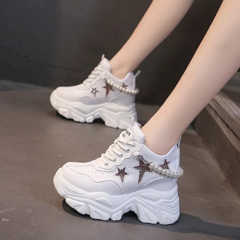 عالية الجودة أحذية منصة عالية  - مراجعة Chunky Sneaker Platform وسعره