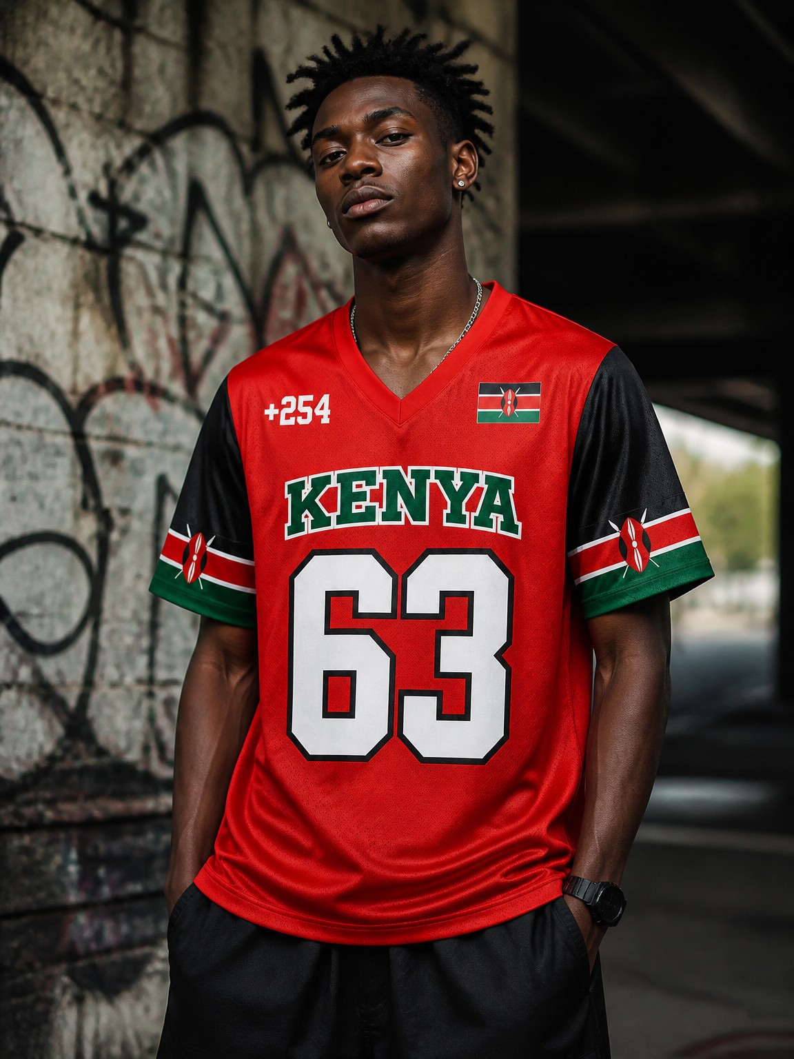 تي شيرت رجالي بأكمام قصيرة بتص - مراجعة Street Fashion Kenya وسعره