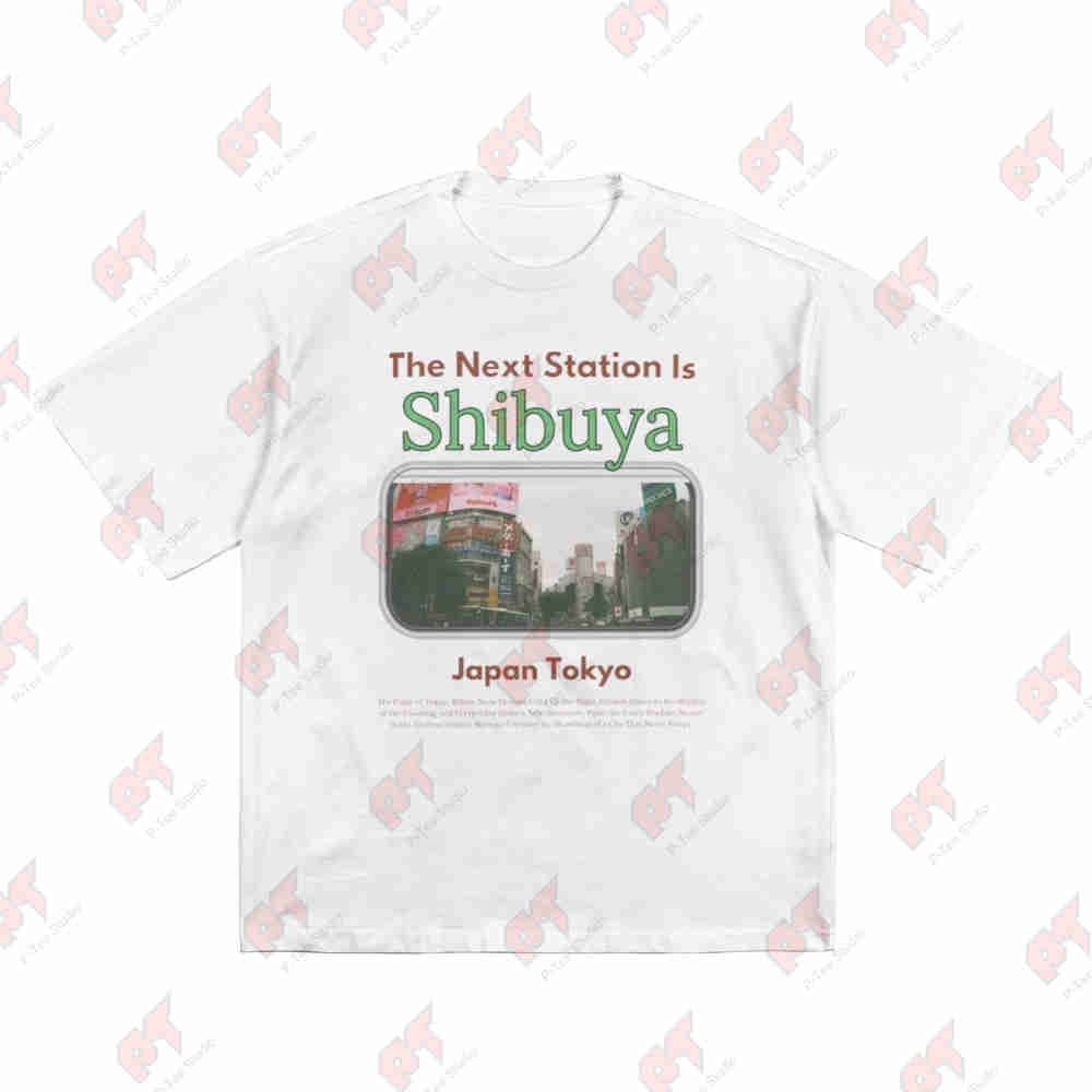 تي شيرت قصير الأكمام من القطن  - مراجعة Street Fashion Shibuya وسعره