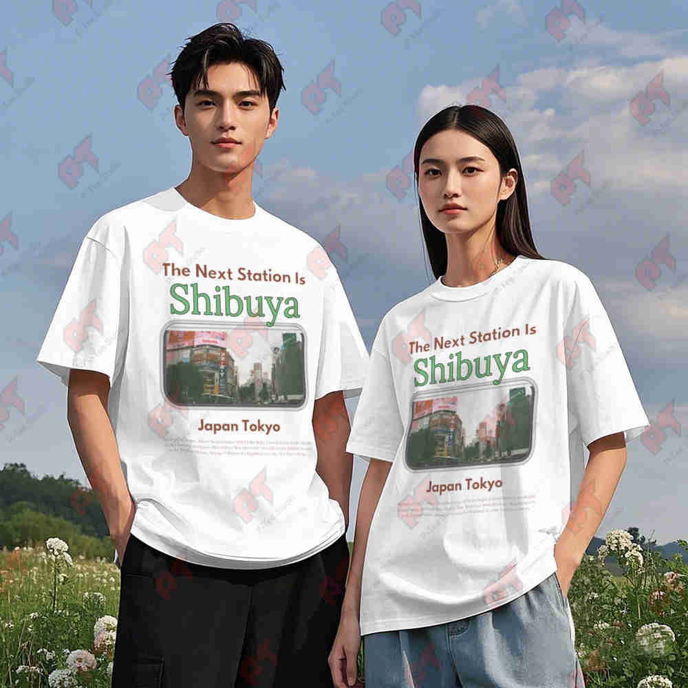 تي شيرت قصير الأكمام من القطن  - مراجعة Street Fashion Shibuya وسعره