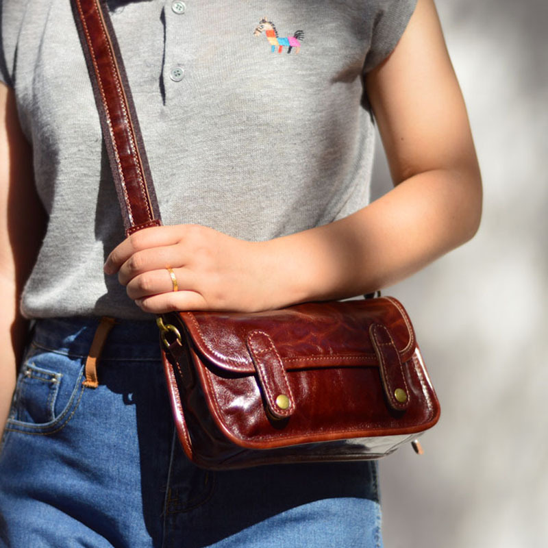 حقيبة كتف جلدية عصرية بتصميم ك - مراجعة Street Fashion Com وسعره